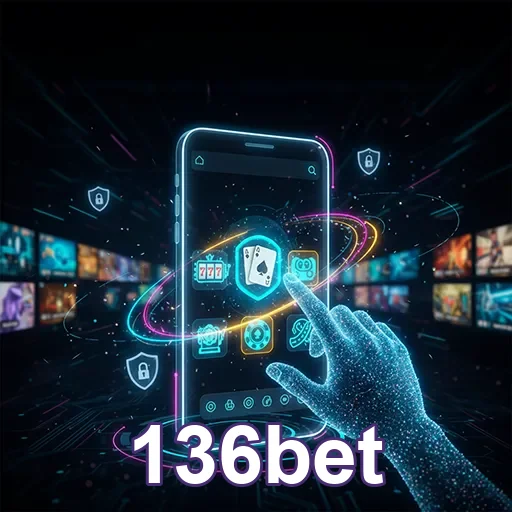 Imagem da app 136bet para apostas online, destacando a plataforma confiável do site 136bet