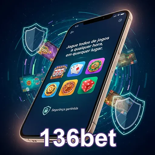 Área de jogo móvel com smartphone exibindo o app casino